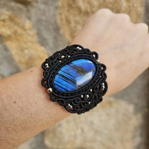 Pulsera Labradorita Azul