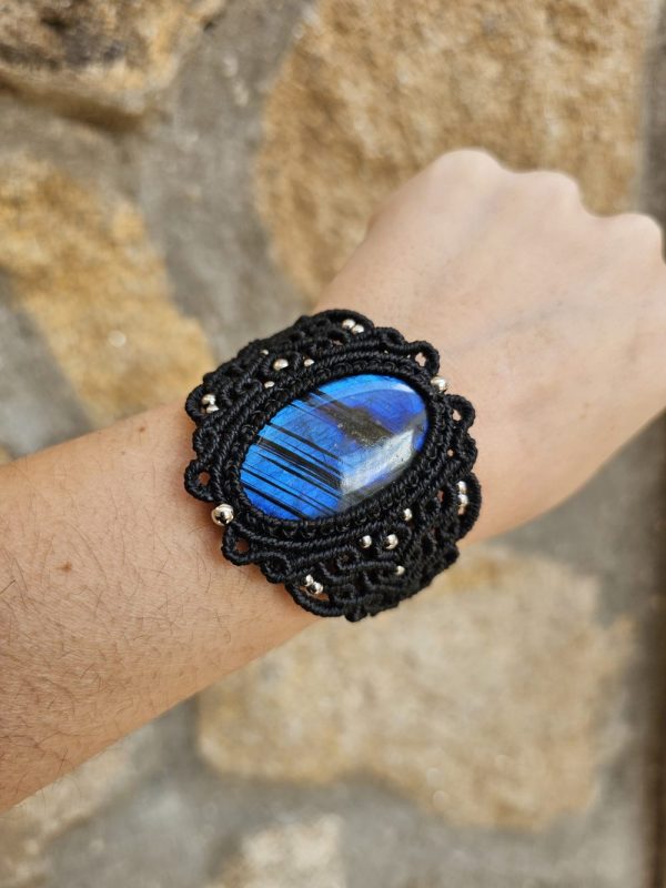 Pulsera Labradorita Azul