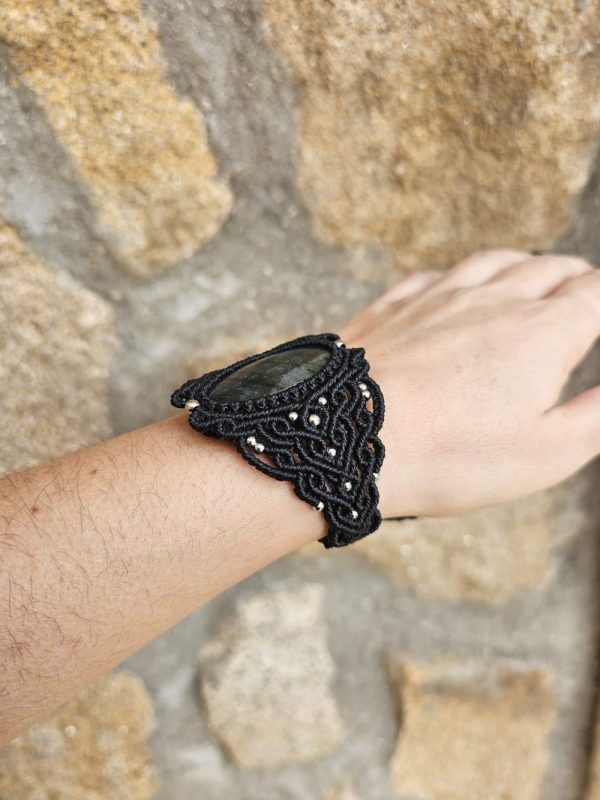 Pulsera Labradorita Azul