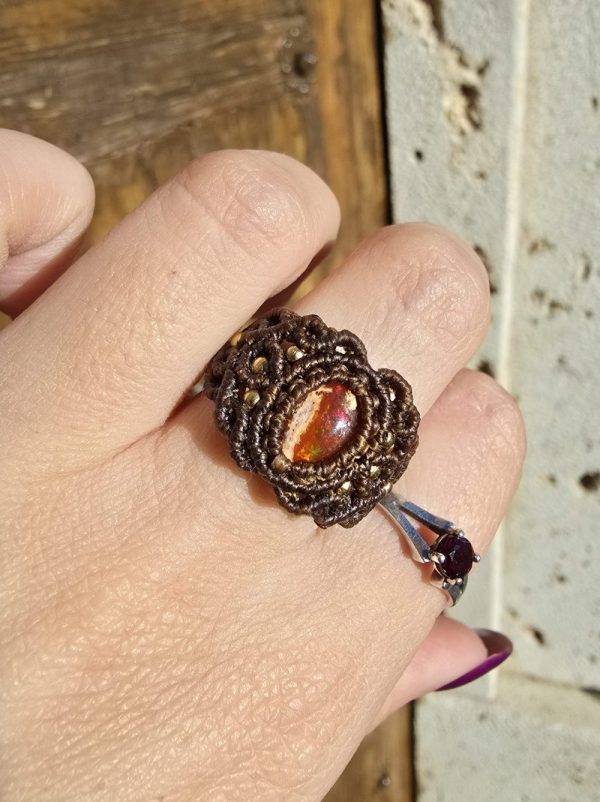 Anillo Ópalo de Fuego