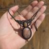 Collar opalo etiope y piedra sol