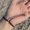 Pulsera granate en latón