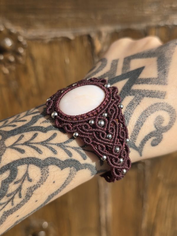 Pulsera ópalo rosado