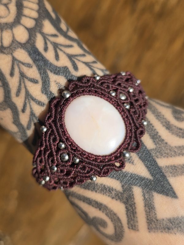 Pulsera ópalo rosado