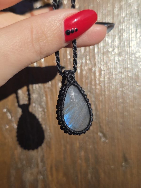 Colgante labradorita azul