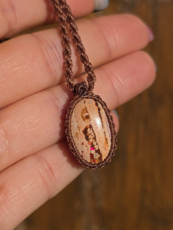 Colgante opalo de fuego mexicano