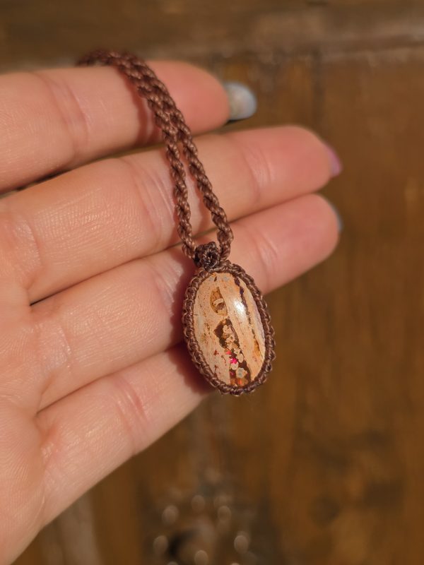 Colgante opalo de fuego mexicano