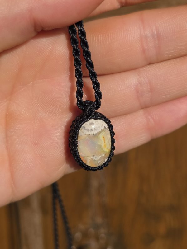 Colgante opalo de fuego mexicano