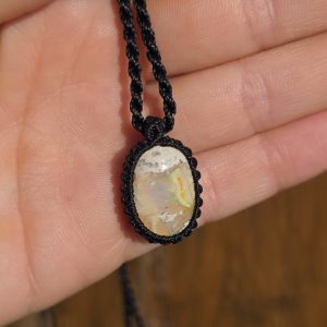 Colgante opalo de fuego mexicano