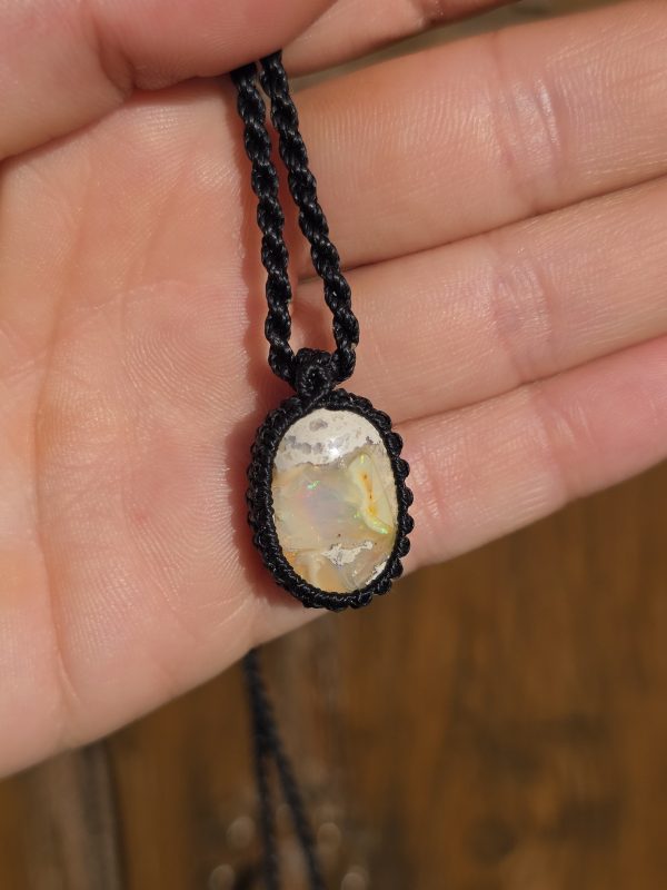 Colgante opalo de fuego mexicano