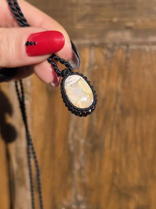 Colgante opalo de fuego mexicano