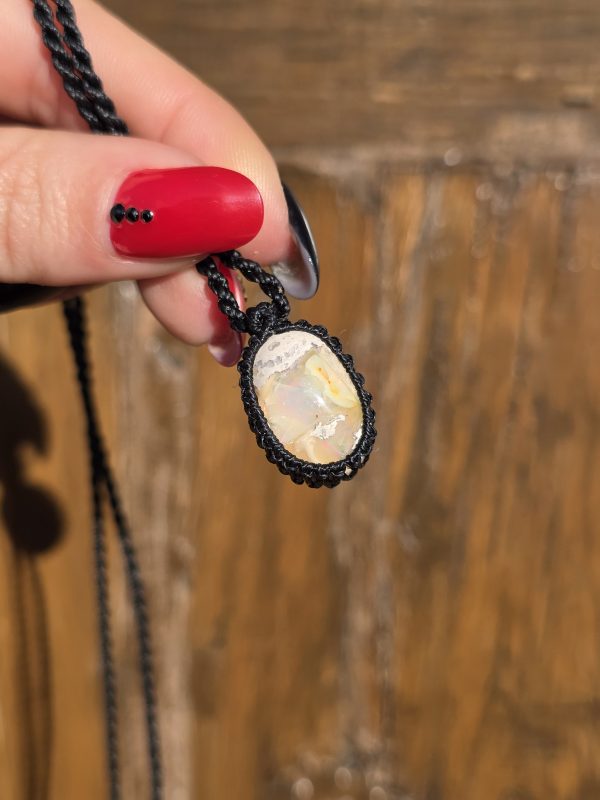 Colgante opalo de fuego mexicano