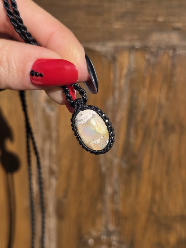 Colgante opalo de fuego mexicano