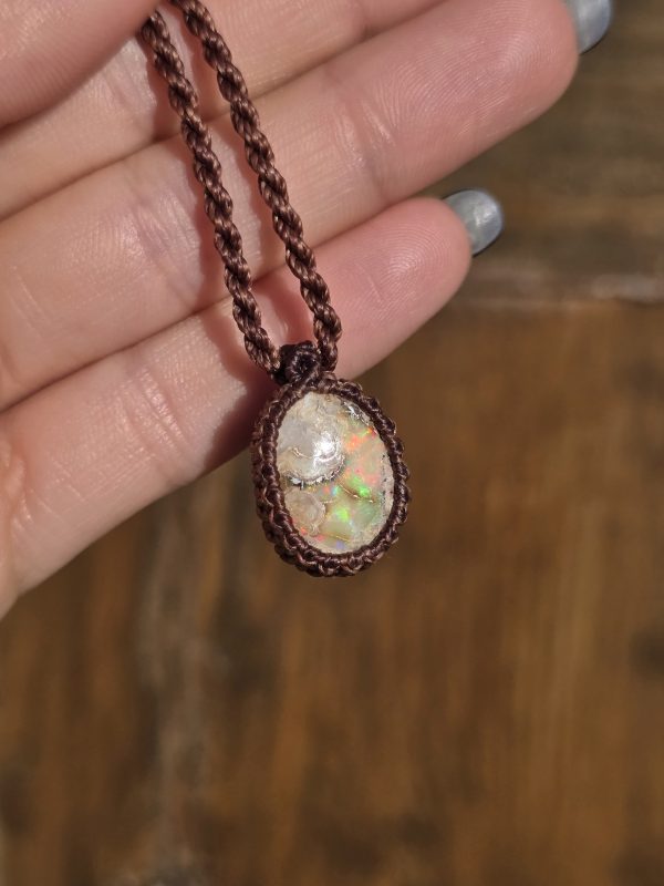 Colgante opalo de fuego mexicano