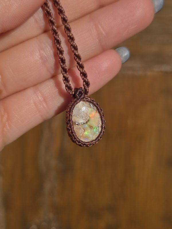 Colgante opalo de fuego mexicano