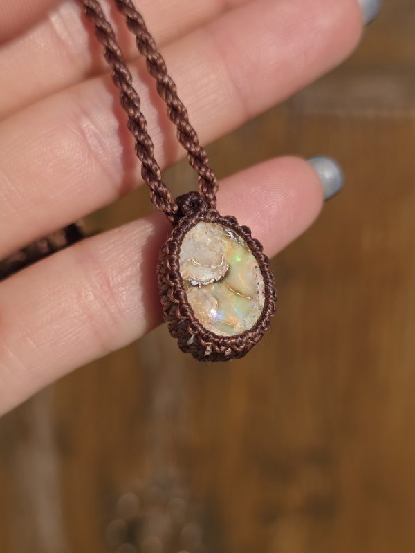 Colgante opalo de fuego mexicano