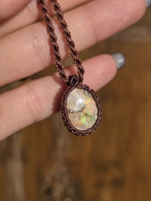 Colgante opalo de fuego mexicano