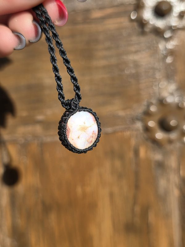 Colgante opalo de fuego mexicano