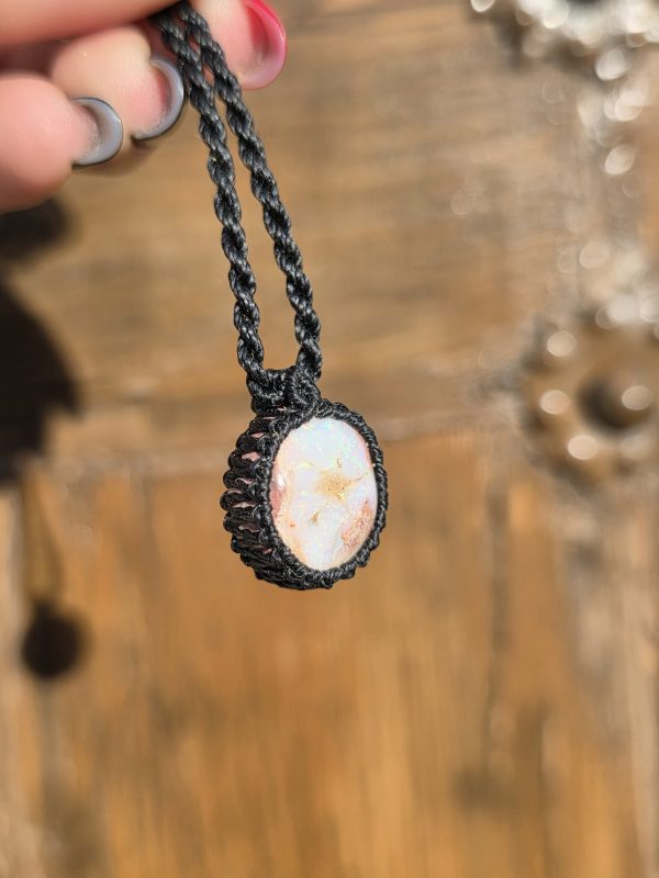 Colgante opalo de fuego mexicano