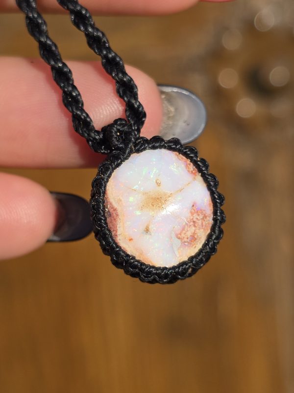 Colgante opalo de fuego mexicano