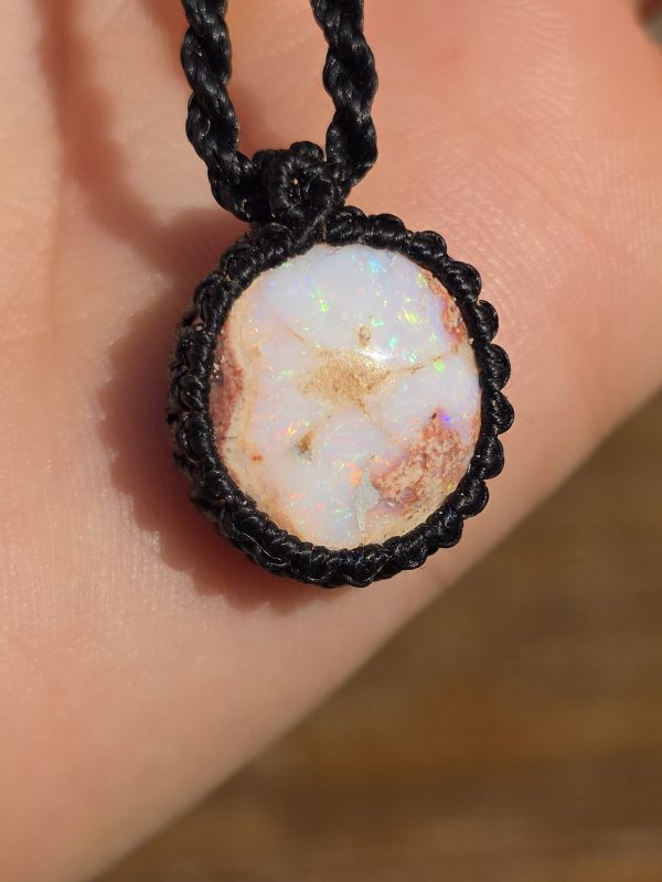 Colgante opalo de fuego mexicano