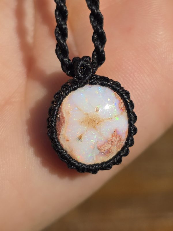 Colgante opalo de fuego mexicano