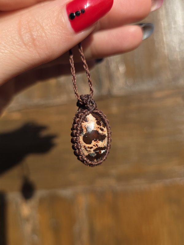 Colgante opalo de fuego mexicano