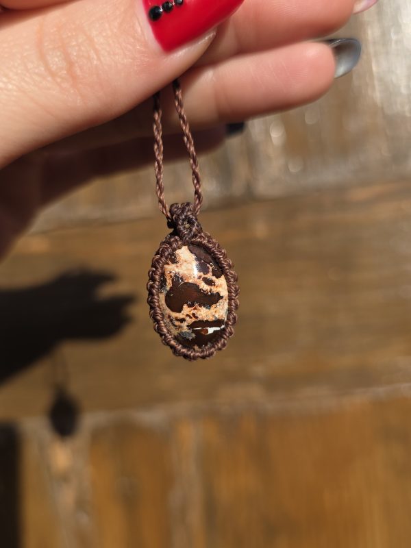 Colgante opalo de fuego mexicano