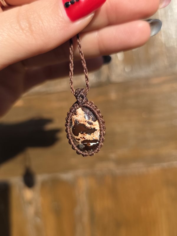 Colgante opalo de fuego mexicano