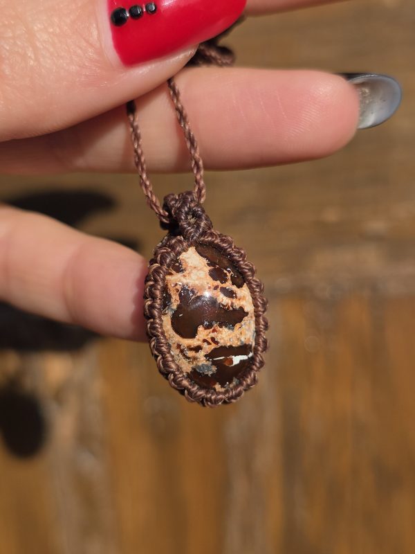 Colgante opalo de fuego mexicano