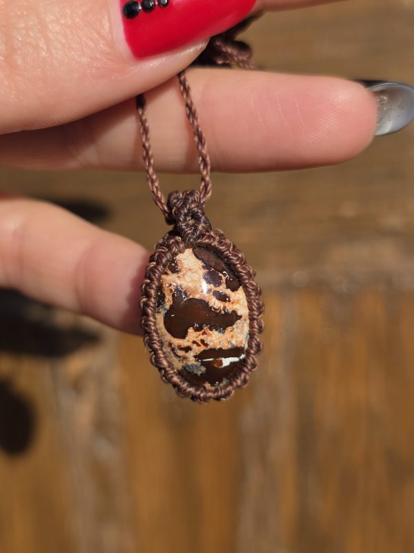 Colgante opalo de fuego mexicano