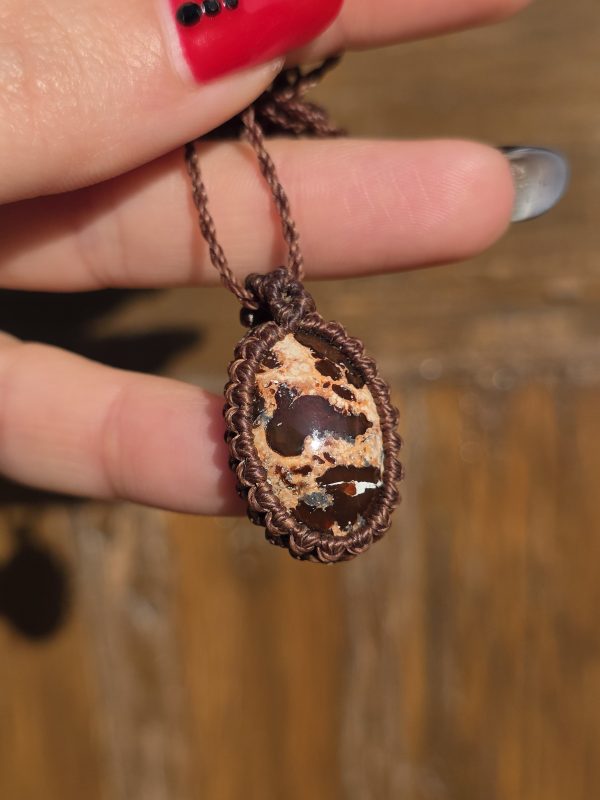 Colgante opalo de fuego mexicano